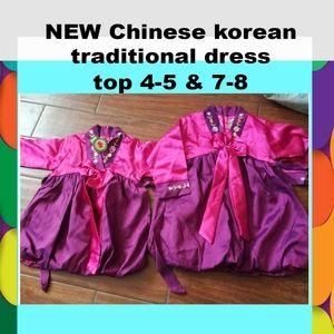 New 2 chinese top 4-5, 7-8 traditional dress